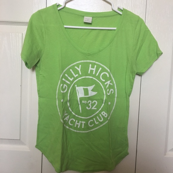 Gilly Hicks Green Graphic Tee - Picture 1 of 3